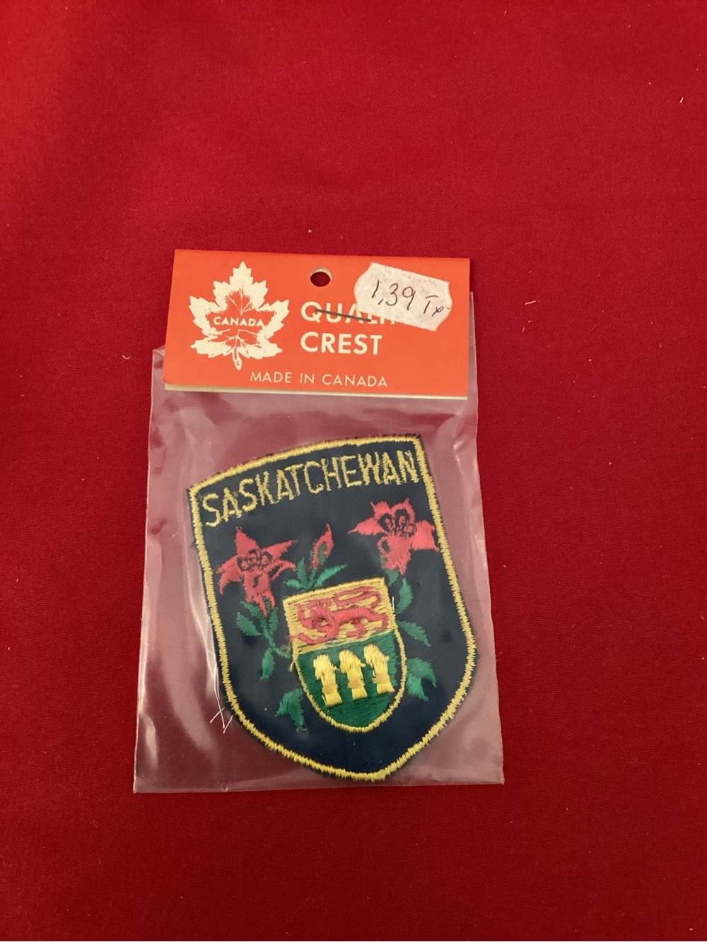 Crest Saskatchewan Embroidered Patch
